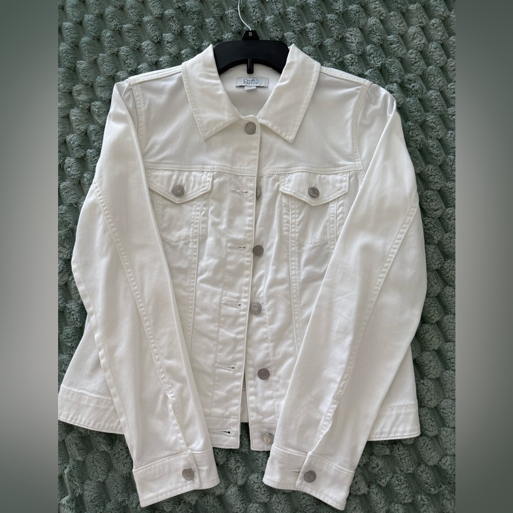 Croft & Barrow Women's White Jean Jacket